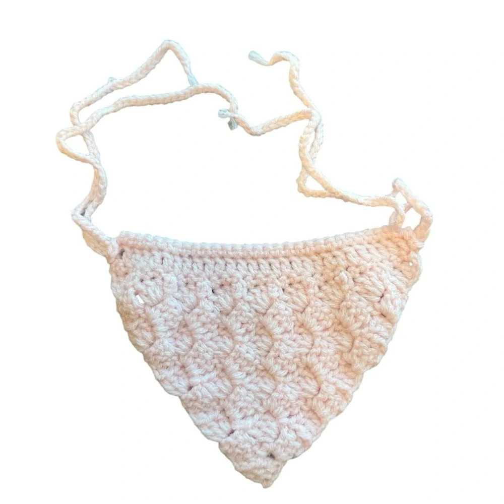 Light Pink Handmade Cat/Dog Bandanna